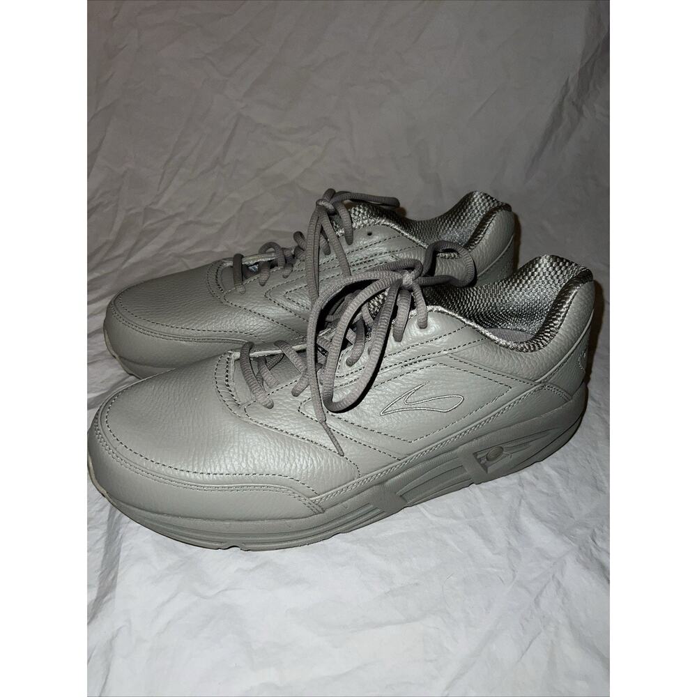 Brooks Womens Addiction Walker Gray Shoes Sneakers Sz 12 2E Wide